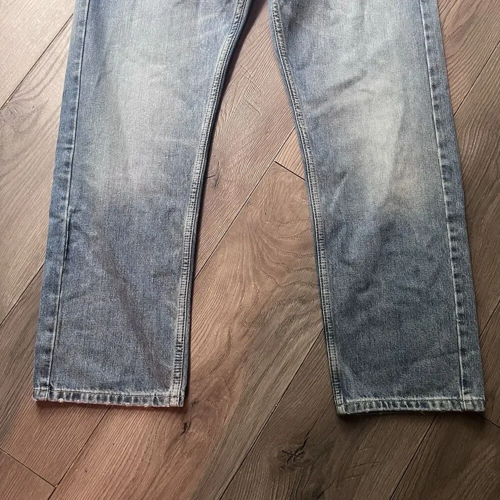 Levi's 505 Regular Fit Straight Leg Light Wash Men's 34x29 NEW!